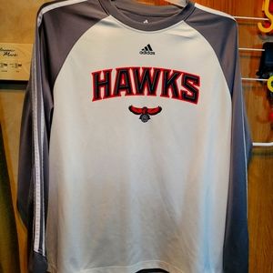 Atlanta Hawks Adidas long sleeve shirt Large